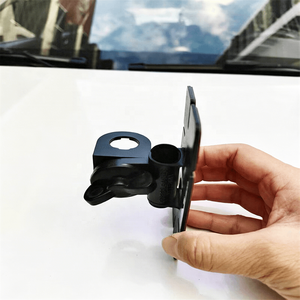 Upgraded Enlarged Walkie-talkie Antenna Adhesive Edge Mount, HRK <b>Car</b> Glass Antenna <b>Clamp</b> Bracket - Product Image 1