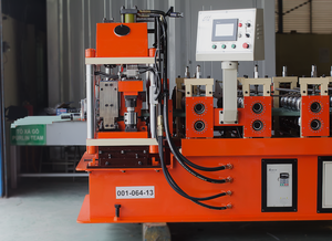 ماكينة تشكيل لفائف معدنية للبلاط المزجج من الفولاذ الملون تلقائيًا، ماكينة إعداد سقف البلاط المزجج بالزنك - Product Image 2