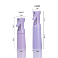 Botella de Spray Continuo Chenwu PW017 al por Mayor, con Logotipo Personalizado OEM, 200ml 300ml, Forma Cilíndrica Transparente, Pulverizador de Niebla Fina de PP/PET