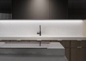 Bông Tuyết Trắng Rắn Bề Mặt Bàn Cho Nhà Bếp Hiện Đại Ăn Uống Phòng Ngủ Trường Cho Phòng Khách Bảng Tops Vanity Tops - Product Image 3