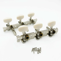 HIVE 3+3 Mécaniques de guitare classique monobloc à trou central en acier, 6 cordes, pour guitare classique