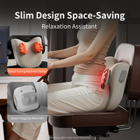 Masseur Shiatsu pour le dos et la nuque Phenitech, coussin de massage électrique avec chaleur et 8 rouleaux pour les épaules et le bas du dos