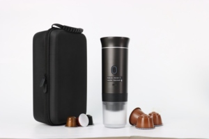 60ml Battery Powered Manual Espresso <b>Machine</b> 7500 mAh Electric Portable <b>Coffee</b> Makers with Carry Case for Camping Traveling - Product Image 2