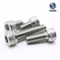 Vis à tête cylindrique à six pans creux en acier inoxydable STABLE, finition lisse, usinée avec précision, métrique, pour imprimante 3D, cadre d'instrument optique
