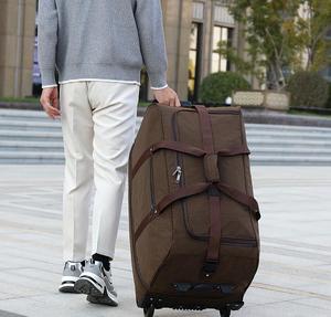 Sac de Voyage à Roulettes Oxford Haute Qualité avec Fermeture Éclair, Bandoulière Durable, Résistant à l'Eau, Grande Capacité pour les Voyages Aériens - Product Image 2