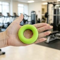 Renforceur de préhension en silicone, anneau d'entraînement pour doigts, pour le renforcement musculaire et la force de préhension, articles ménagers