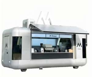 Camion de vente de glaces molles avec machine à double saveur, station de trempage de cornets et garnitures de sirop pour la vente estivale - Product Image 5