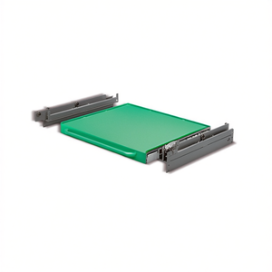 Plan de travail Fami System Ar à 3 bords avec extension télescopique L1205 D1045 Vert Ral6011 - Product Image 3