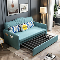 Sofá Cama de Alta Calidad con Sillón, Sofá Convertible de Tres Plazas