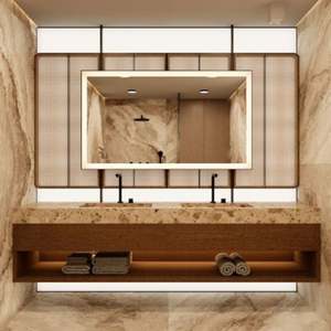 Mueble de Baño de Lujo para Apartamento o Villa, Impermeable, Combinación de Lavabo, Mueble de Baño Personalizable - Product Image 6