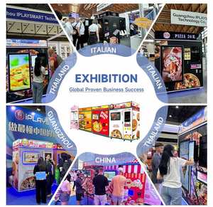 เครื่องขายพิซซ่าอัตโนมัติราคาโรงงานขายส่ง พร้อมเครื่องทำความร้อนและจ่ายพิซซ่าแช่แข็ง ตู้จำหน่ายอาหารจานด่วนแบบบริการตนเอง - Product Image 6