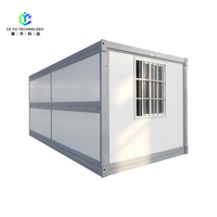 Maison pliante de luxe pour le glamping en plein air, conteneur imperméable et isolé, design moderne, hôtel, complexe hôtelier, location Airbnb
