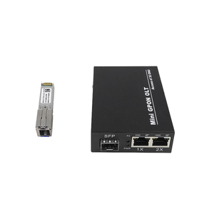 Produit phare ZISA Mini GPON OLT 1 Port 2* Uplink Garantie 3 ans AC 220V Transceiver SFP Fibre Optique FTTH - Product Image 1