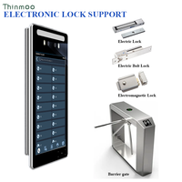 Nouveau Thinmoo - Interphone vidéo intelligent Android 11 de 8 pouces, étanche IP66, avec contrôle d'accès, écran tactile et reconnaissance faciale