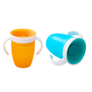 Gobelet d'apprentissage 360° en silicone pour bébé 2023 – Tasse miracle pour enfants à boire directement avec graduation - Product Image 2