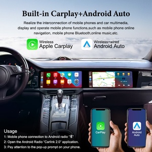 Autoradio Android Navihua à double écran de 12,3 pouces, unité de divertissement pour copilote, compatible avec Porsche Panamera 2010-2017, Carplay Auto - Product Image 6