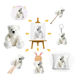 LOW MOQ Eco-Friendly Cute Plush Teddy Bears Kawaii Fluffy Stuffed Animals Bear Support Customization