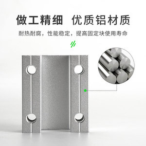 Bloques de Guía Lineal de Aluminio Tianxing 18, Ranura Simple/Doble, Orificio Pasante, Accesorios con Rosca M5 para Brazo Robótico - Product Image 6