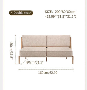 Canapé en rotin synthétique PE résistant aux intempéries, cadre en bois massif teck, siège en résine tressée pour jardin, <span class=keywords><strong>terrasse</strong></span>, bord de piscine - Product Image 5