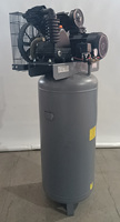 Compresseur d'air à piston à haute pression Sayiair V2080t CE à deux étages, 5 CV, 12 bars, en fonte, moteur, réservoir vertical ASME 230L