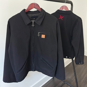 Manufacturer Custom High Quality Zip up Workwear Vintage Work <b>Jacket</b> Heavyweight Workwear <b>Canvas</b> <b>Jacket</b> <b>Men</b> - Product Image 1