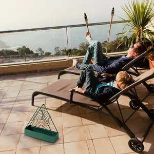 בעל סליל יתוש יצירתי עם מגש נordic סגנון ספירלה קיץ יום ברזל יתוש דוחה דוחה incenses מתלה צלחת עיצוב הבית - Product Image 5