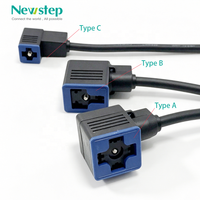 Connecteurs de solénoïdes de type DIN, connecteur de vanne solénoïde étanche IP67, prise de vanne pour vanne industrielle pneumatique hydraulique