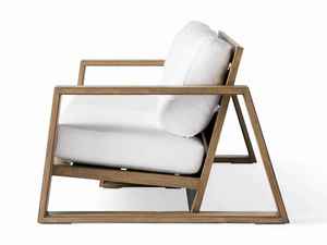 Nuevo Diseño Moderno de Muebles de Jardín de Lujo en Madera de Teca, Conjunto de Sofás para Exteriores - Product Image 5