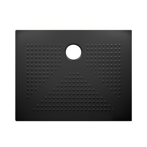 Receveur de douche rectangulaire en céramique 80 x 120 cm noir mat H3.6 - Product Image 2
