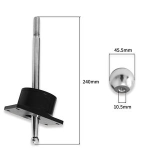 Manette de vitesse à courte portée en aluminium avec pommeau de levier de vitesse pour Chevy <span class=keywords><strong>Corvette</strong></span> <span class=keywords><strong>C5</strong></span> C6 <span class=keywords><strong>1997</strong></span> 1998 1999 2000 2001 2002 2003 2004 - Product Image 5