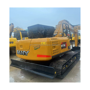 Original usado SANY SY75C excavadora 90% nuevo 7ton de segunda mano Mini excavadora pequeña movimiento de tierras hecho en China barato buen estado para la venta - Product Image 4
