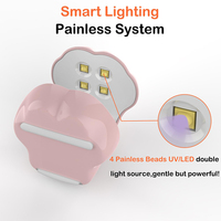 Secador de Uñas Profesional H2 Ligero, Eficiente en Espacio, con USB Tipo-C, Lámpara LED UV Mini para Curado Rápido