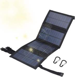 Paneles Solares Monocristalinos Plegables de 30W, Ligeros y Portátiles, Mini Cargador USB de 5V con 20% de Alta Eficiencia, Camuflaje para Exteriores - Product Image 1