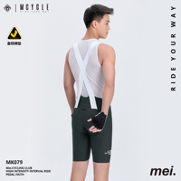 Cuissard de cyclisme unisexe Mcycle, grande taille, séchage rapide, rembourré, anti-UV, sans couture, respirant, en Spandex/Polyester, pour le sport