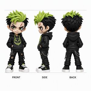 Figurine de collection en PVC, modèle de <span class=keywords><strong>dessin</strong></span> <span class=keywords><strong>animé</strong></span> <span class=keywords><strong>3D</strong></span> en plastique, jouet personnalisé, figurine d'action, version Q assise de Luffy Zoro (Anime) - Product Image 1