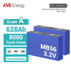 Sel Baterai EVE MB56 Lifepo4 3.2V 628ah 280ah Lifepo4 Grade A dengan Plat Sistem Tenaga Surya 314Ah Lifepo4 - Product Image 1