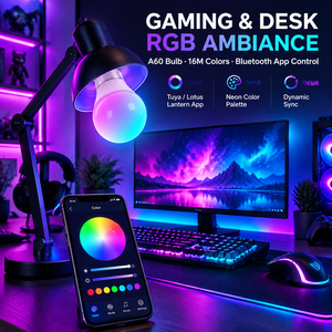 Ampoule LED Intelligente YONGZE avec Application Tuya, Contrôle à Distance, Changement de Couleur, 3W 5W 9W 12W RGB 2700 6500K, Ampoule LED Intelligente - Product Image 6