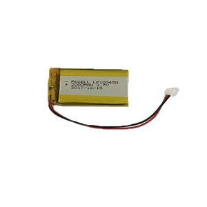 Lithium polymer battery 3,7 V 2000 mAh 103450 LiPo battery rechargeable battery with BIS - Product Image 6