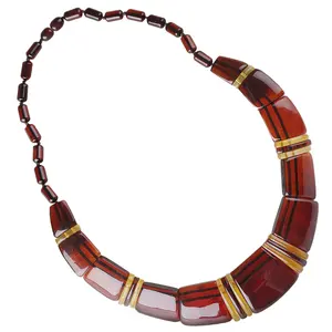 Натуральное Балтийское неоптимизированное кроваво-Янтарное ожерелье, размеры 16 дюймов, настоящий винтажный полупрозрачный красный подарок для нее