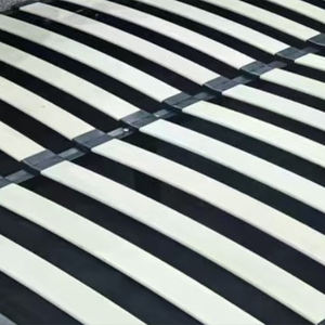 Cadre de lit relevable hydraulique en tissu lin taille King avec lattes en bois robustes et mécanisme hydraulique robuste - Product Image 6