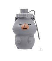 Bouteille d'eau pliable en silicone de 500 ml, nouveau style, pour les sports de plein air
