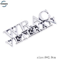 Vêtements en alliage de zinc personnalisé, lettres métalliques, logo, étiquette privée autocollante pour vêtements et voitures avec chrome fabricant de galvanoplastie