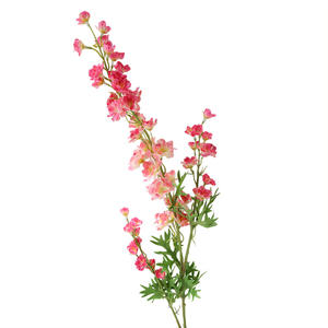 زهرة بنفسجية اصطناعية عالية الجودة واقعية بلون وردي طويلة بساق واحدة بطول 86 سم للديكور المنزلي وترتيب الزهور في المزهريات - Product Image 3