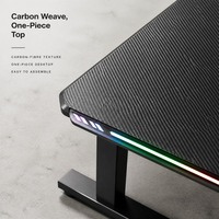 Bureau de jeu ergonomique intelligent à hauteur réglable électriquement, table d'étude mobile pour chambre et bureau à domicile