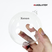 Anneau oscillant Tesla, anneau d'ions 100 mm, bille en plastique à gaz inerte, ornements de bureau, jouets d'expérimentation scientifique pour les jeunes