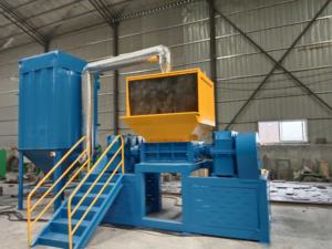 Trituradora Industrial <span class=keywords><strong>de</strong></span> Doble Eje para Reciclaje <span class=keywords><strong>de</strong></span> <span class=keywords><strong>Chatarra</strong></span>, Carcasas <span class=keywords><strong>de</strong></span> Automóviles, Barriles Metálicos y Tanques - Product Image 3