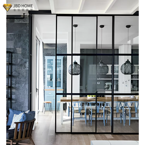 <span class=keywords><strong>Porte</strong></span> <span class=keywords><strong>coulissante</strong></span> en aluminium certifiée NFRC AS2047, cadre fin moderne, double vitrage noir, portes patio pour villa de luxe - Product Image 3