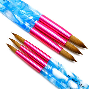 <span class=keywords><strong>Pincel</strong></span> de uñas acrílico <span class=keywords><strong>Kolinsky</strong></span> prensado de alta calidad mango de cristal EE. UU. <span class=keywords><strong>Original</strong></span> 100% Natural <span class=keywords><strong>Kolinsky</strong></span> Set con tamaño 8 <span class=keywords><strong>10</strong></span> 12 14 - Product Image 3
