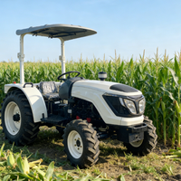 Tracteur à roues miniatures ORSON 35HP 4WD à longue durée de vie, pièces résistantes à l'usure, pare-soleil pour serres étroites et terres fruitières