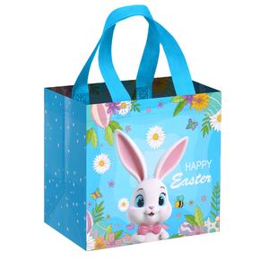 Bolsa de Compras Plegable Ecológica con Diseño de Conejo, Bolsa de Regalo con Estampado de Dibujos Animados para Supermercado - Product Image 1
